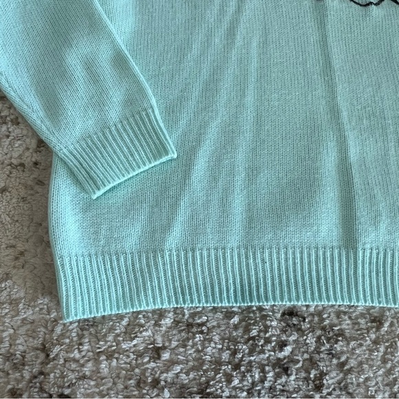 St John’s Bay Chill Mint Green Crewneck Pullover Knit Sweater size XXL - Picture 2 of 6